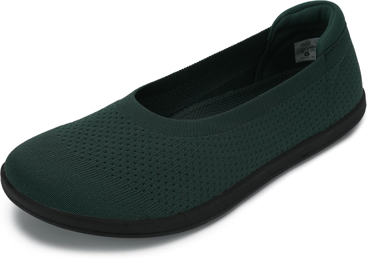 WHITIN Women's Wide Toe Box Barefoot Ballet Flats W93 Green