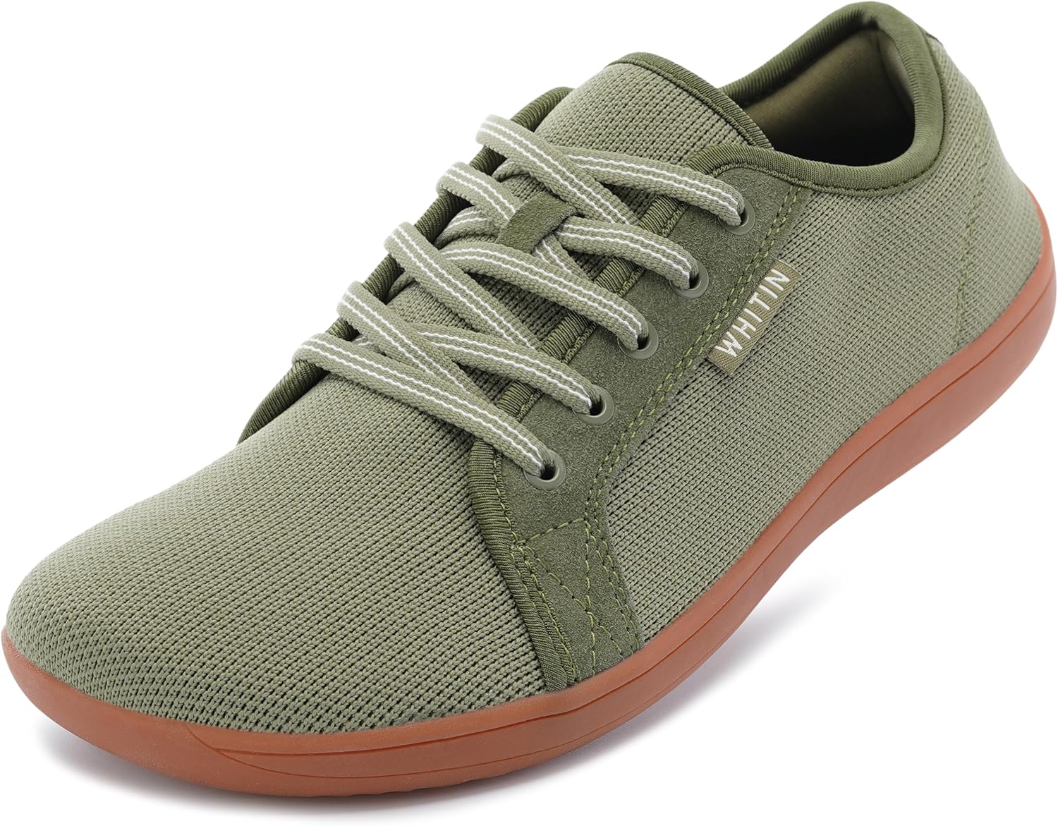 WHITIN Men's Wide Barefoot Sneakers for Optimal Relaxation W81 W81 Green Gum