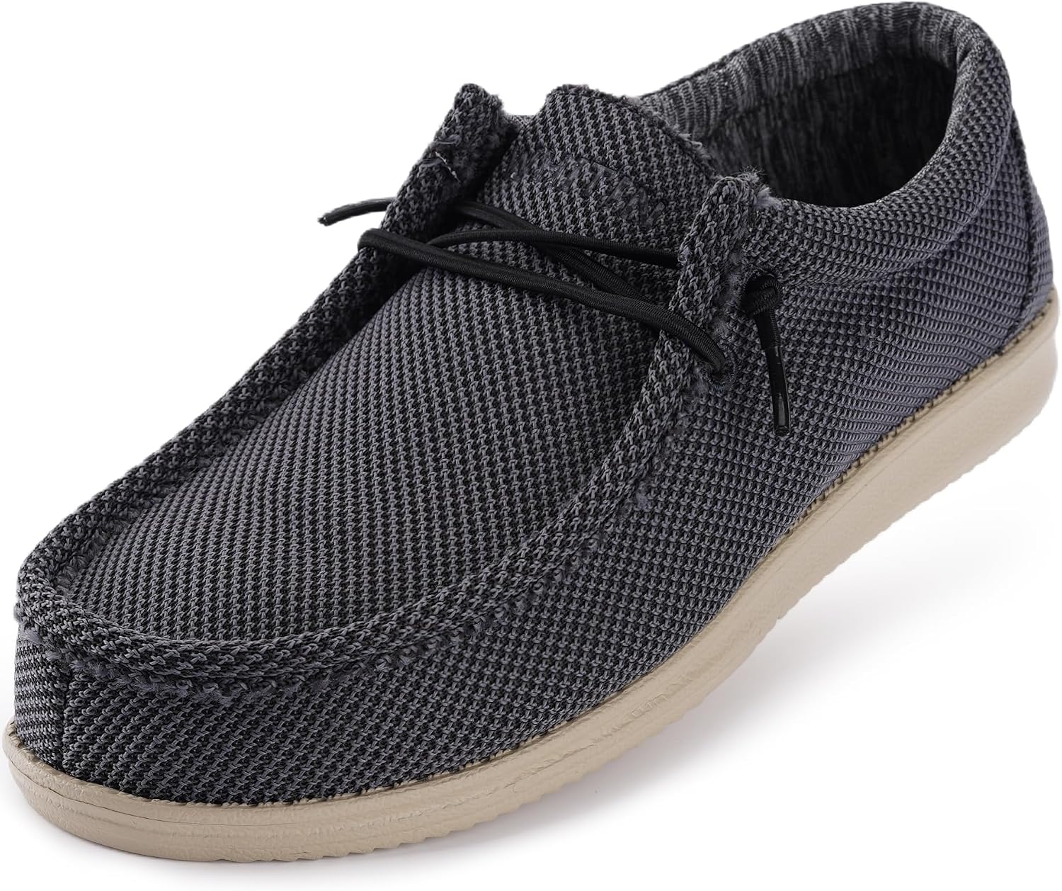 WHITIN Men's Easy Breezy Slip On Loafers DU06 Black Beige