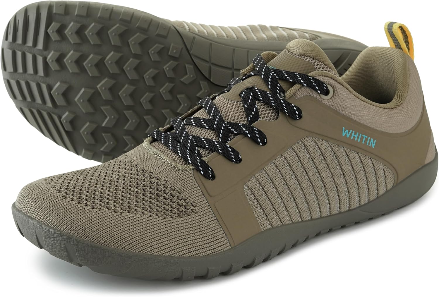 WHITIN Men's Wide Barefoot Trail-Running Shoes W51 W51 Brown Grey