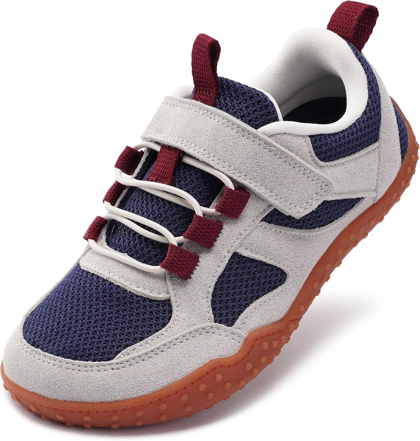 WHITIN LittleBig Kid Wide Retro Barefoot Sneakers WK102 Wk102 | Blue Gum