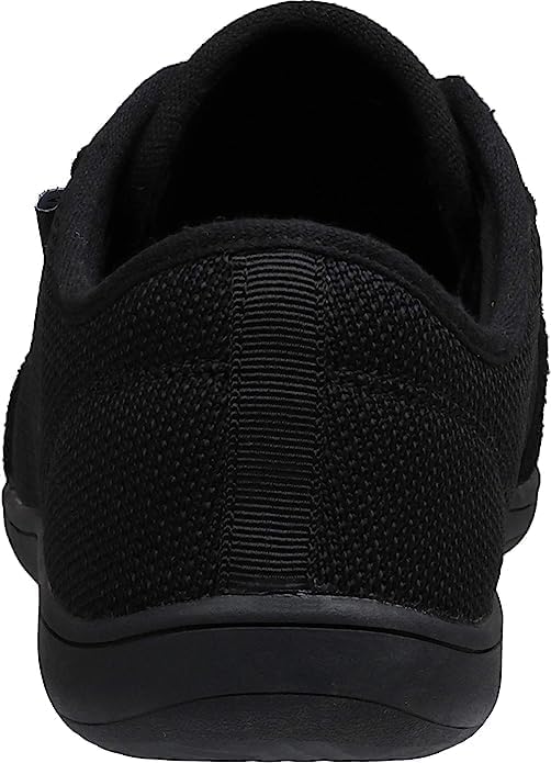 WHITIN Men's Wide Barefoot Sneakers for Optimal Relaxation W81 All Black